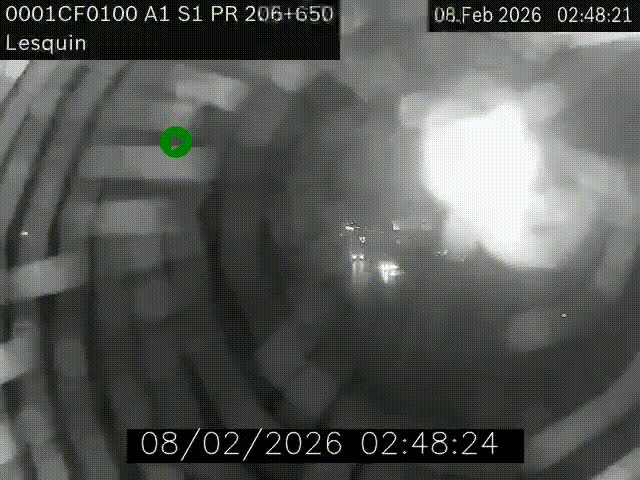 <h2>Webcam autoroute A1 à hauteur de Lesquin. Vue orientée vers Lille</h2>