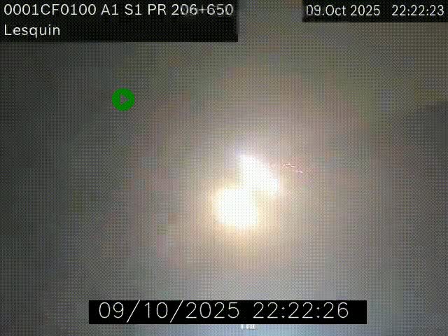 <h2>Webcam autoroute A1 à hauteur de Lesquin. Vue orientée vers Lille</h2>