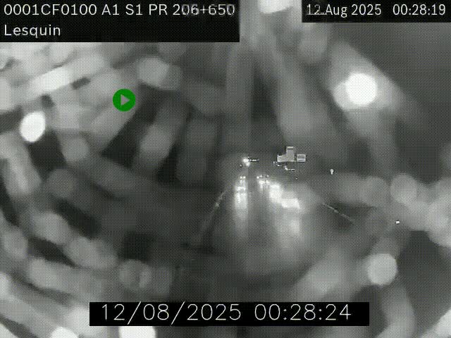 <h2>Webcam autoroute A1 à hauteur de Lesquin. Vue orientée vers Lille</h2>