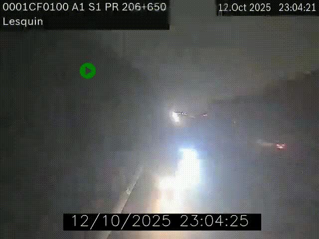 <h2>Webcam autoroute A1 à hauteur de Lesquin. Vue orientée vers Lille</h2>