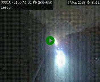 <h2>Webcam autoroute A1 à hauteur de Lesquin. Vue orientée vers Lille</h2>