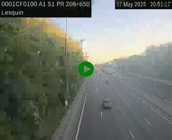 <h2>Webcam autoroute A1 à hauteur de Lesquin. Vue orientée vers Lille</h2>