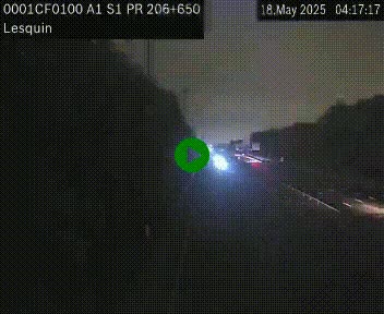 <h2>Webcam autoroute A1 à hauteur de Lesquin. Vue orientée vers Lille</h2>