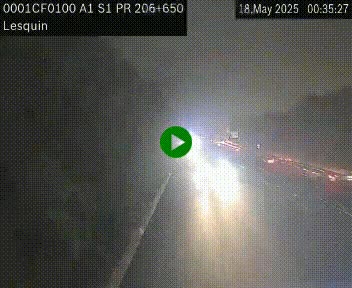 <h2>Webcam autoroute A1 à hauteur de Lesquin. Vue orientée vers Lille</h2>