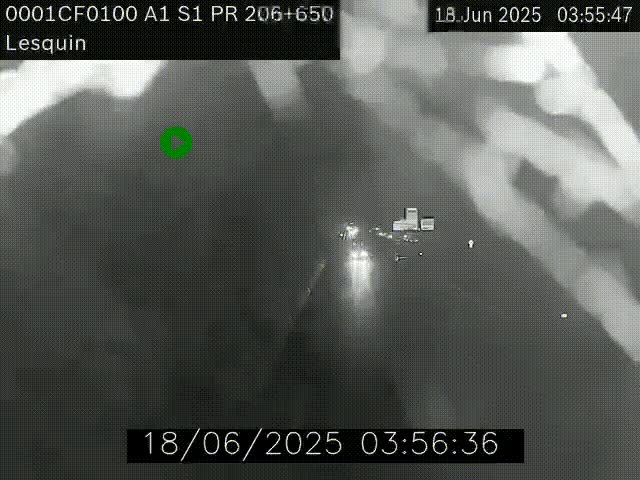 <h2>Webcam autoroute A1 à hauteur de Lesquin. Vue orientée vers Lille</h2>