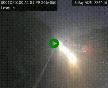 <h2>Webcam autoroute A1 à hauteur de Lesquin. Vue orientée vers Lille</h2>