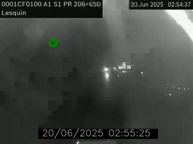 <h2>Webcam autoroute A1 à hauteur de Lesquin. Vue orientée vers Lille</h2>