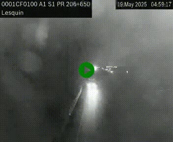 <h2>Webcam autoroute A1 à hauteur de Lesquin. Vue orientée vers Lille</h2>