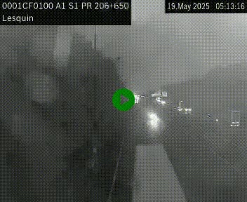 <h2>Webcam autoroute A1 à hauteur de Lesquin. Vue orientée vers Lille</h2>