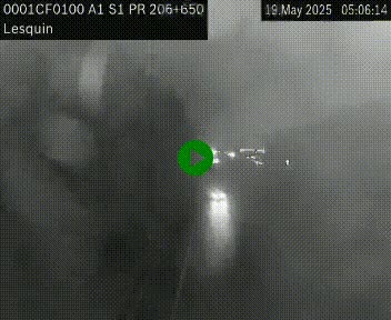 <h2>Webcam autoroute A1 à hauteur de Lesquin. Vue orientée vers Lille</h2>