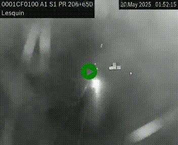<h2>Webcam autoroute A1 à hauteur de Lesquin. Vue orientée vers Lille</h2>