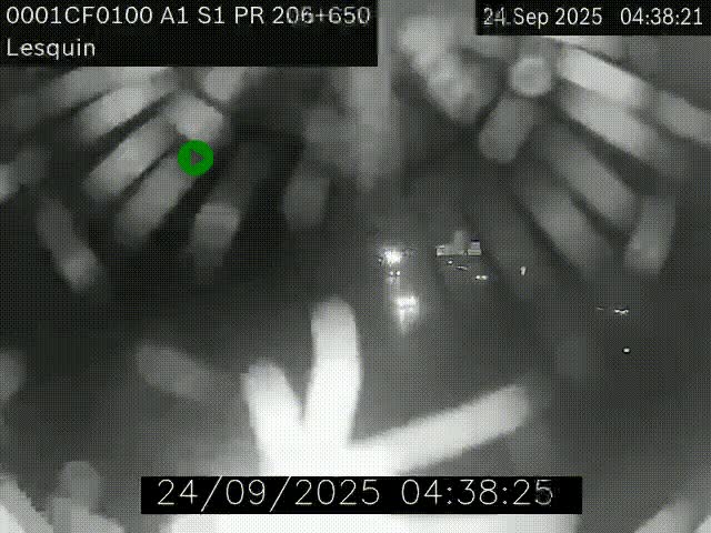 <h2>Webcam autoroute A1 à hauteur de Lesquin. Vue orientée vers Lille</h2>