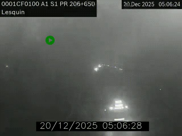 <h2>Webcam autoroute A1 à hauteur de Lesquin. Vue orientée vers Lille</h2>
