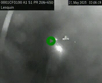 <h2>Webcam autoroute A1 à hauteur de Lesquin. Vue orientée vers Lille</h2>