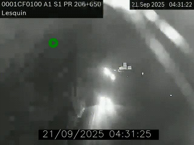 <h2>Webcam autoroute A1 à hauteur de Lesquin. Vue orientée vers Lille</h2>