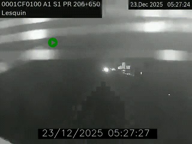 <h2>Webcam autoroute A1 à hauteur de Lesquin. Vue orientée vers Lille</h2>