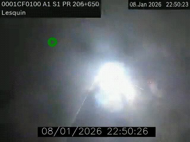 <h2>Webcam autoroute A1 à hauteur de Lesquin. Vue orientée vers Lille</h2>