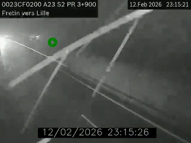 <h2>Webcam autoroute A23 à hauteur de Fretin. Vue orientée vers Lille</h2>