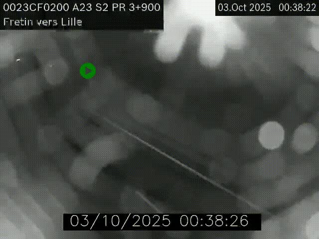 <h2>Webcam autoroute A23 à hauteur de Fretin. Vue orientée vers Lille</h2>