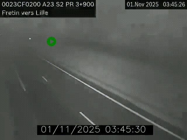 <h2>Webcam autoroute A23 à hauteur de Fretin. Vue orientée vers Lille</h2>