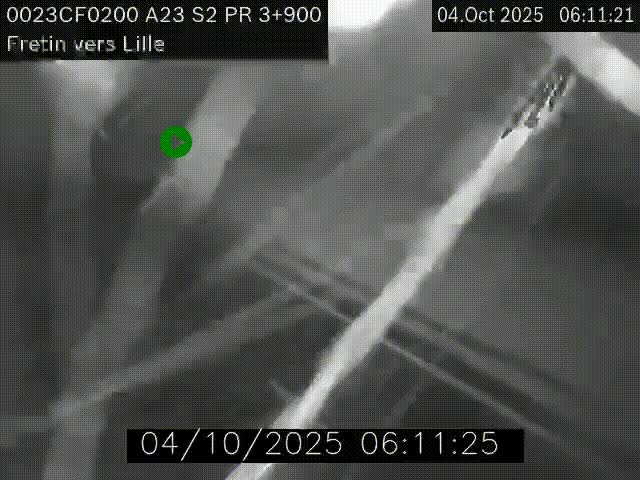 <h2>Webcam autoroute A23 à hauteur de Fretin. Vue orientée vers Lille</h2>