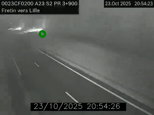 <h2>Webcam autoroute A23 à hauteur de Fretin. Vue orientée vers Lille</h2>