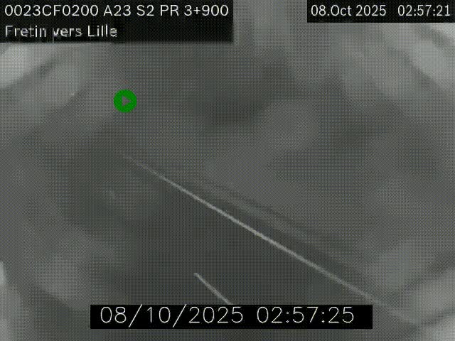 <h2>Webcam autoroute A23 à hauteur de Fretin. Vue orientée vers Lille</h2>