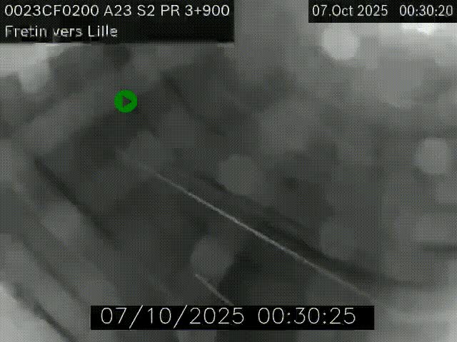 <h2>Webcam autoroute A23 à hauteur de Fretin. Vue orientée vers Lille</h2>