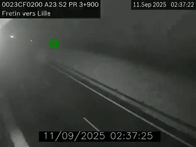<h2>Webcam autoroute A23 à hauteur de Fretin. Vue orientée vers Lille</h2>