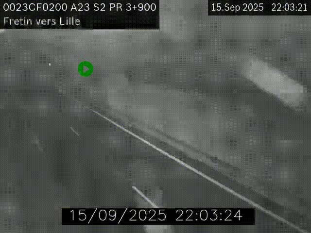<h2>Webcam autoroute A23 à hauteur de Fretin. Vue orientée vers Lille</h2>