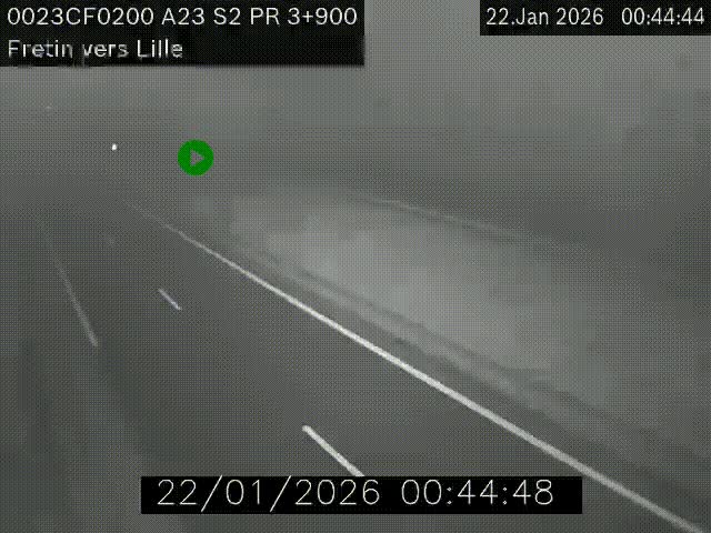 <h2>Webcam autoroute A23 à hauteur de Fretin. Vue orientée vers Lille</h2>