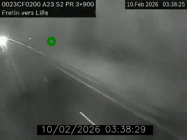 <h2>Webcam autoroute A23 à hauteur de Fretin. Vue orientée vers Lille</h2>