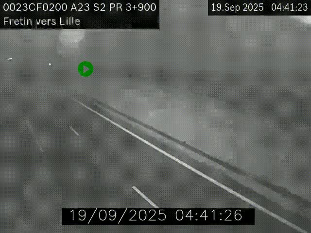 <h2>Webcam autoroute A23 à hauteur de Fretin. Vue orientée vers Lille</h2>