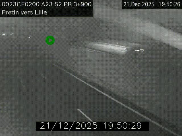 <h2>Webcam autoroute A23 à hauteur de Fretin. Vue orientée vers Lille</h2>