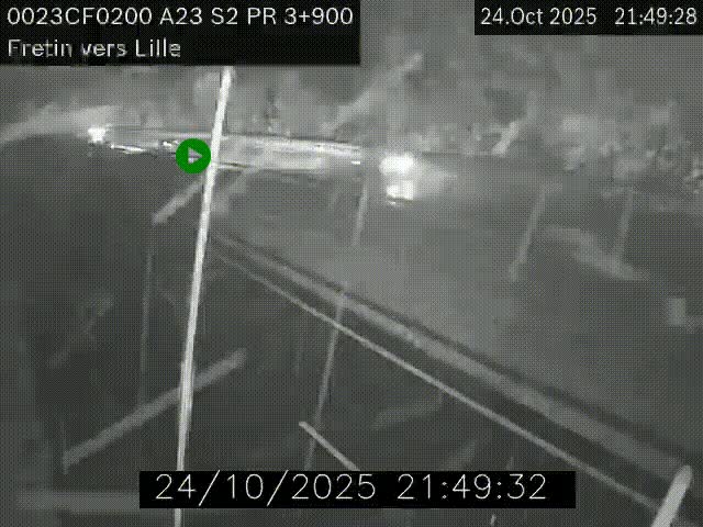 <h2>Webcam autoroute A23 à hauteur de Fretin. Vue orientée vers Lille</h2>