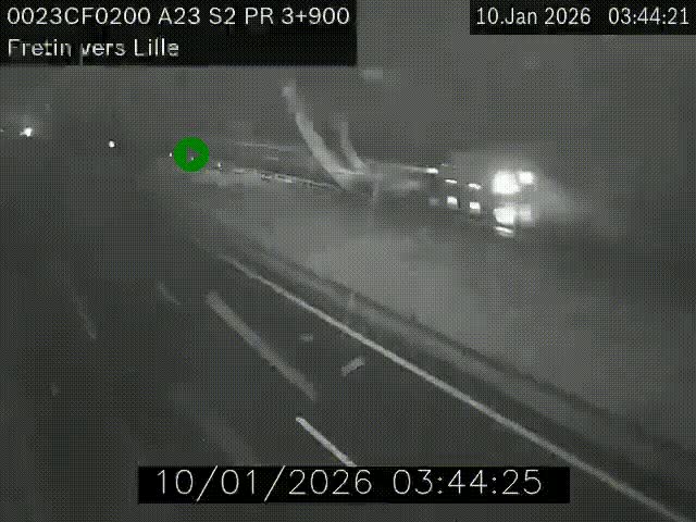 <h2>Webcam autoroute A23 à hauteur de Fretin. Vue orientée vers Lille</h2>