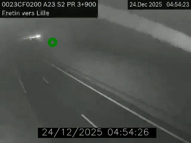 <h2>Webcam autoroute A23 à hauteur de Fretin. Vue orientée vers Lille</h2>