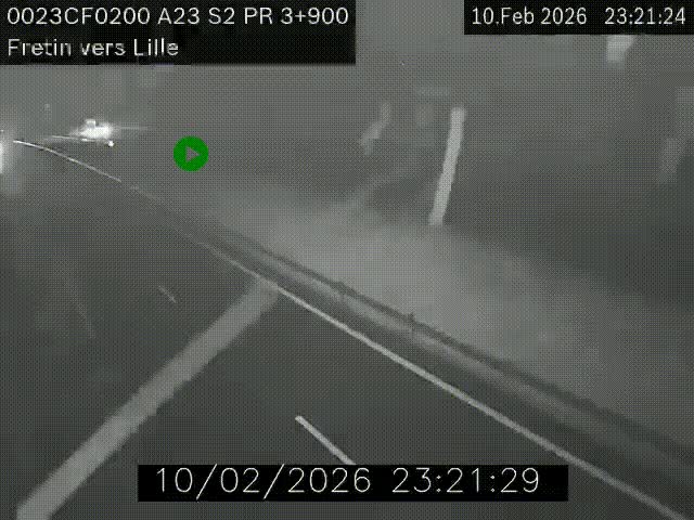 <h2>Webcam autoroute A23 à hauteur de Fretin. Vue orientée vers Lille</h2>