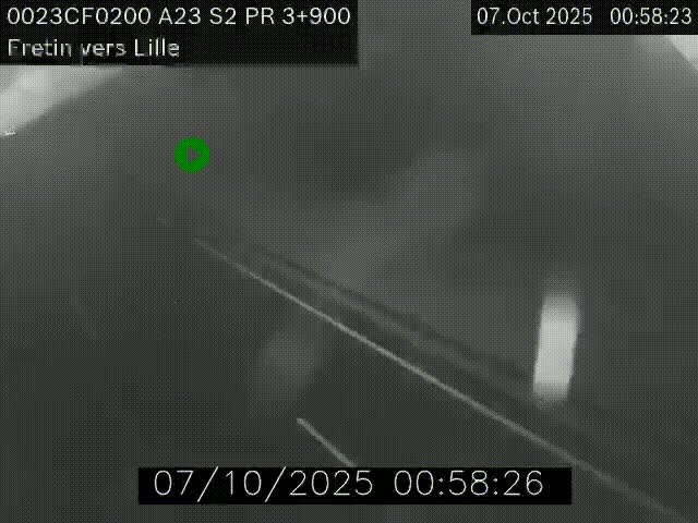 <h2>Webcam autoroute A23 à hauteur de Fretin. Vue orientée vers Lille</h2>