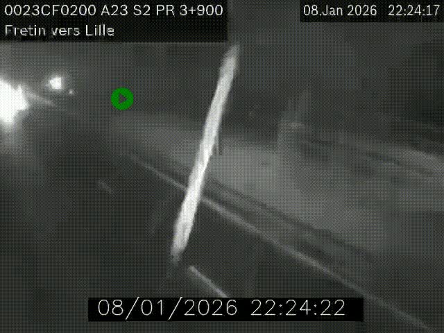<h2>Webcam autoroute A23 à hauteur de Fretin. Vue orientée vers Lille</h2>