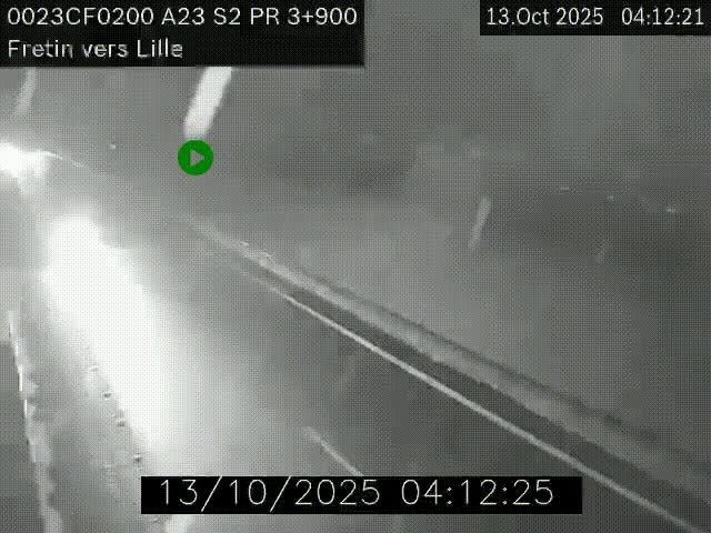 <h2>Webcam autoroute A23 à hauteur de Fretin. Vue orientée vers Lille</h2>