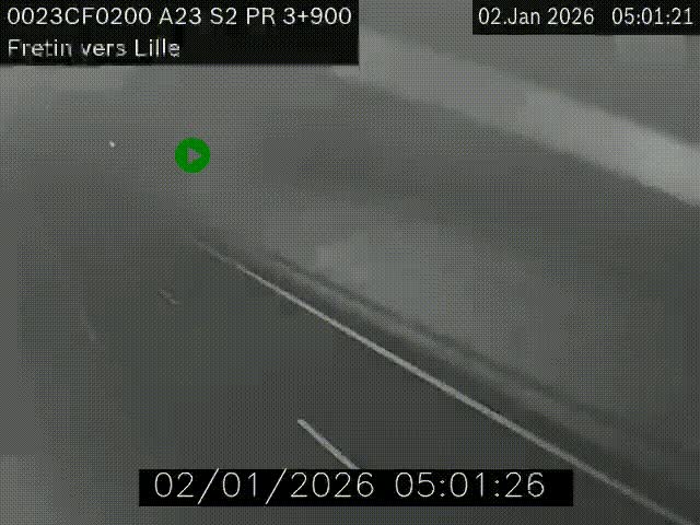 <h2>Webcam autoroute A23 à hauteur de Fretin. Vue orientée vers Lille</h2>