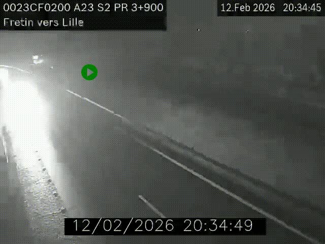 <h2>Webcam autoroute A23 à hauteur de Fretin. Vue orientée vers Lille</h2>