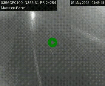 Webcam à l'entrée de Lille en direction du périphérique, à proximité de Mons-en-Baroeul sur la N356