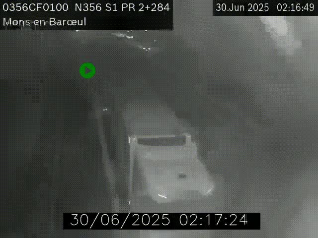 Webcam à l'entrée de Lille en direction du périphérique, à proximité de Mons-en-Baroeul sur la N356