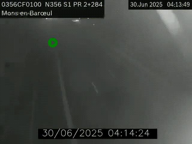 Webcam à l'entrée de Lille en direction du périphérique, à proximité de Mons-en-Baroeul sur la N356
