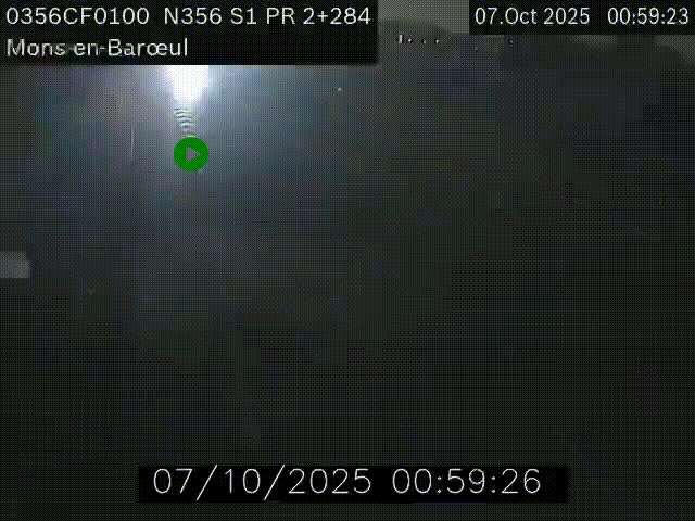 Webcam à l'entrée de Lille en direction du périphérique, à proximité de Mons-en-Baroeul sur la N356
