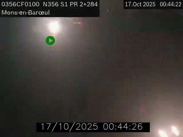 Webcam à l'entrée de Lille en direction du périphérique, à proximité de Mons-en-Baroeul sur la N356