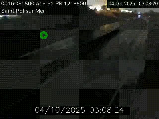 <h2>Webcam autoroute A16 à proximité de Dunkerque, à hauteur de la sortie Saint-Pol-sur-Mer. Vue orientée vers Calais</h2>