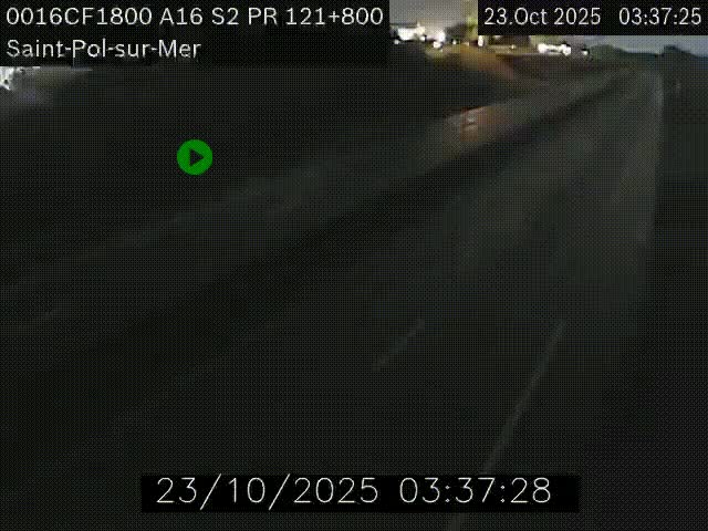 <h2>Webcam autoroute A16 à proximité de Dunkerque, à hauteur de la sortie Saint-Pol-sur-Mer. Vue orientée vers Calais</h2>